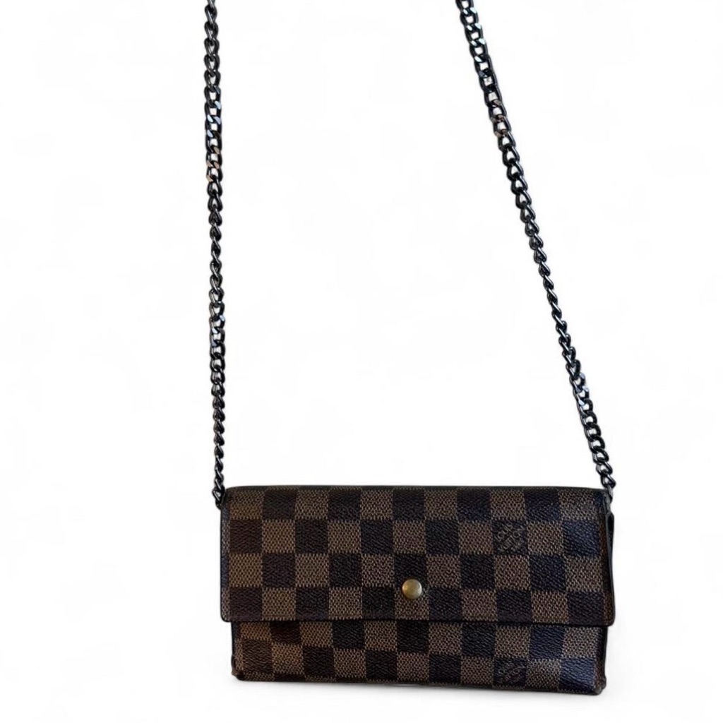 Louis Vuitton Ebene Sarah Wallet